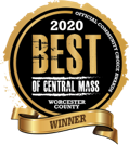 2020 Best of Central Mass winner award badge