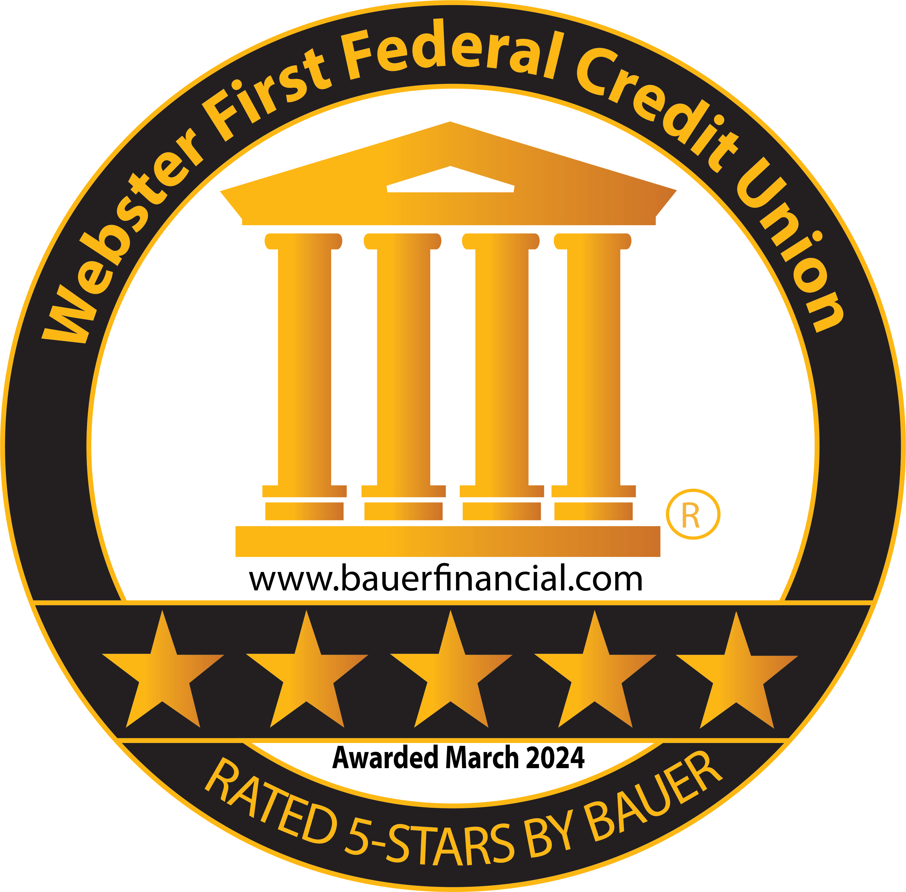 Webster First 5-Star Bauer Rating Badge