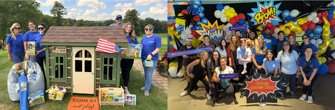Playhouse Build for a veteran family and UMass Cancer Walk team